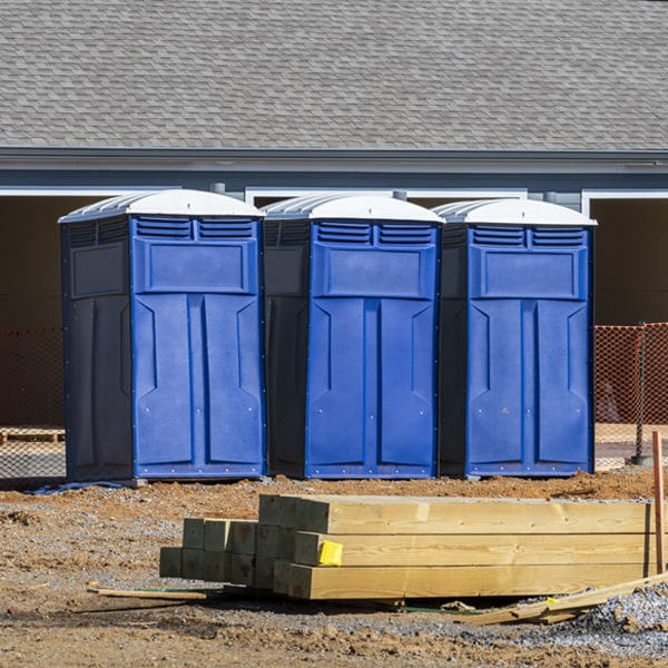 what is the maximum capacity for a single porta potty in Arcadia Iowa